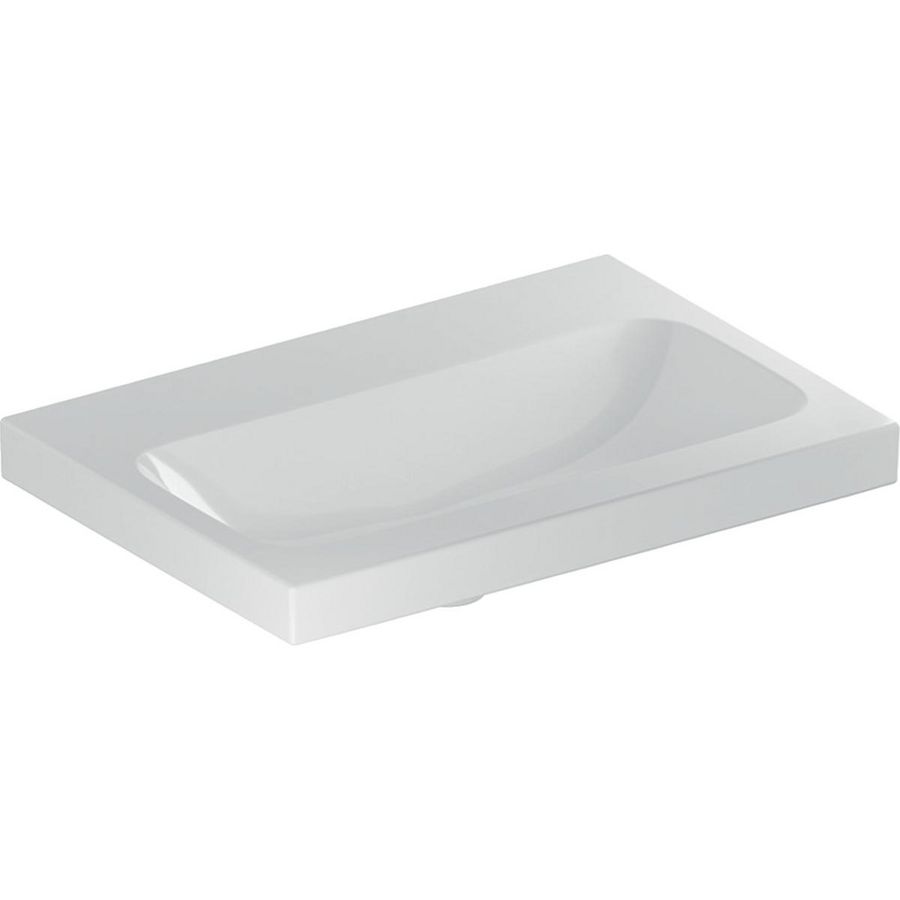 iCon Light wastafel 60x42cm z/kraangat z/overloop wit