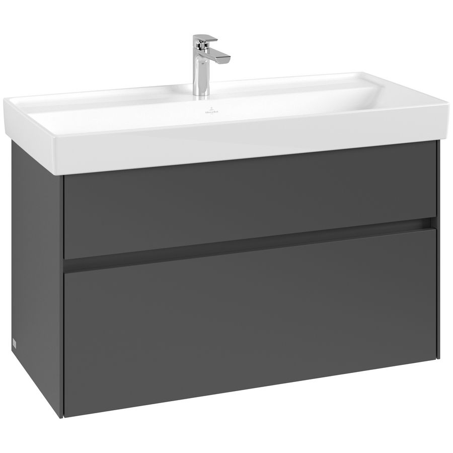 Wastafelonderkast Collaro 954x546x444mm Graphite C011B0VR