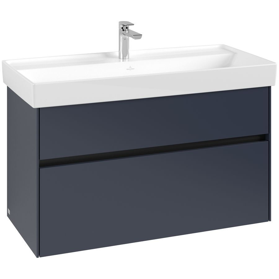 Wastafelonderkast Collaro 954x546x444mm Marine Blue C01100VQ