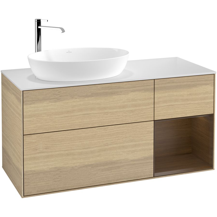 Wastafelonderkast Finion 1200x603x501mm Oak Veneer F931GNPC