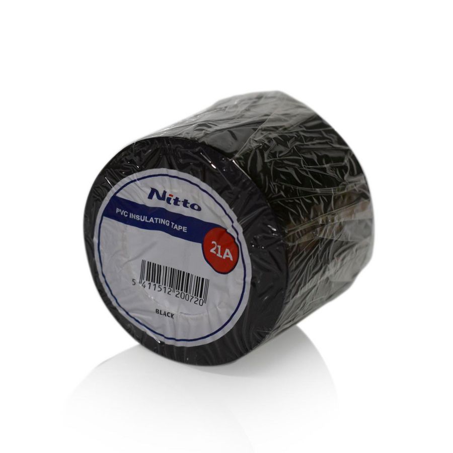 PVC isolatie tape zwart 50mm x 20m VVE=128