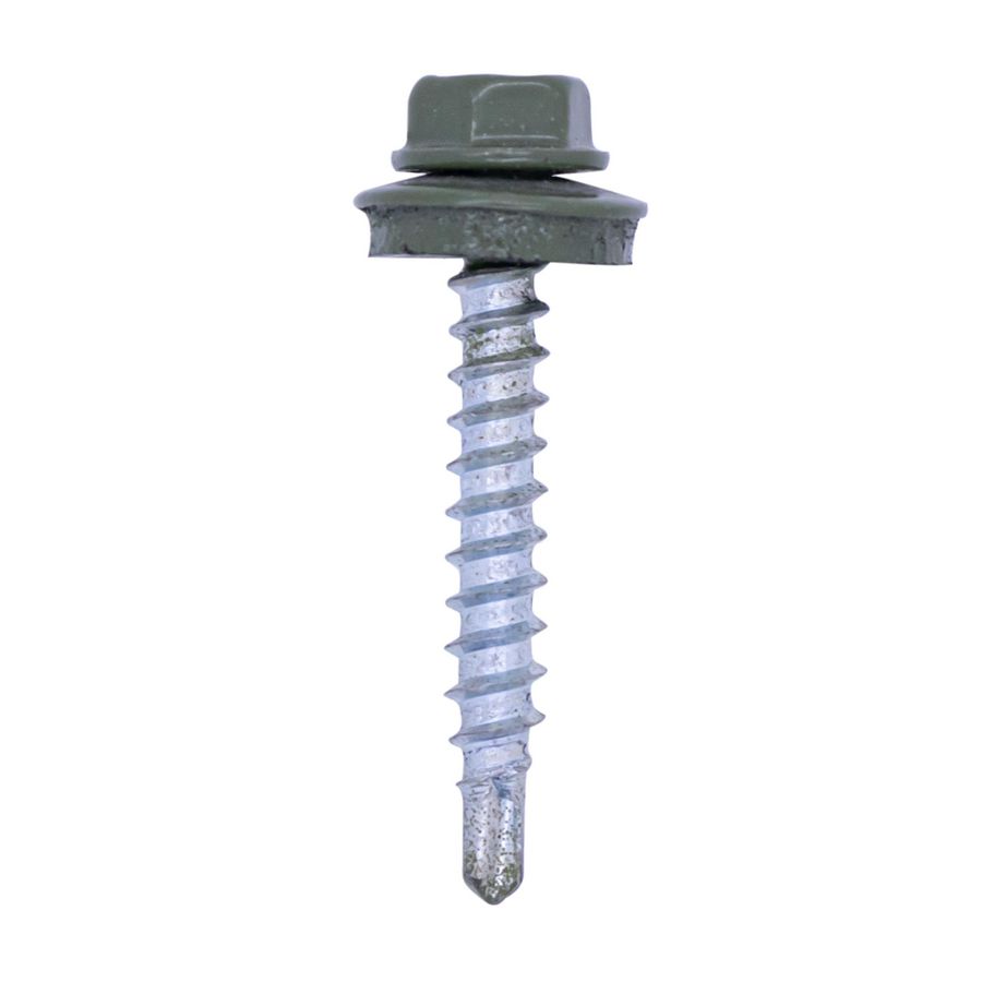 Boor/damwandschroef 4,8x35mm zeskantkop 14mm RAL7038 VVE=50