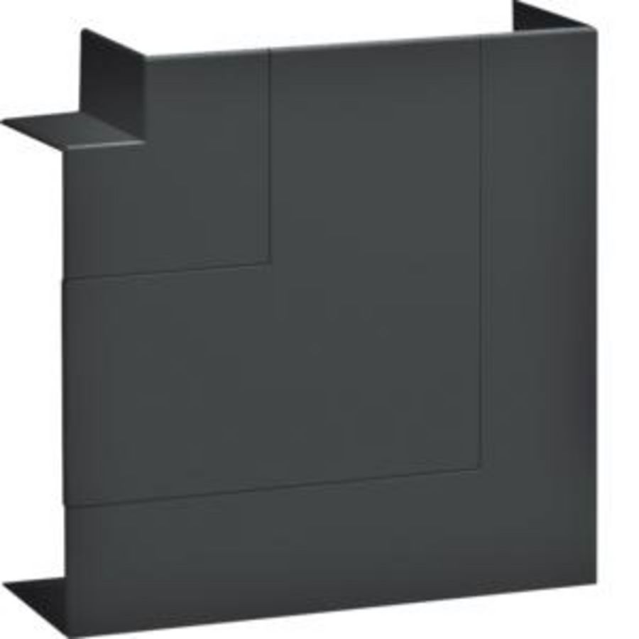 Vlakke hoek BR65 65x170mm halogeenvrij zwart