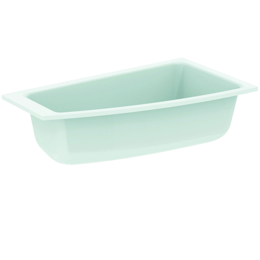 Ligbad I.LIFE asymetrisch 160x90cm rechts wit excl. badpoten