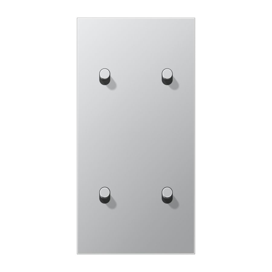 Afdekking LS1912 alu.verticaal 2+2 hevel cylinder