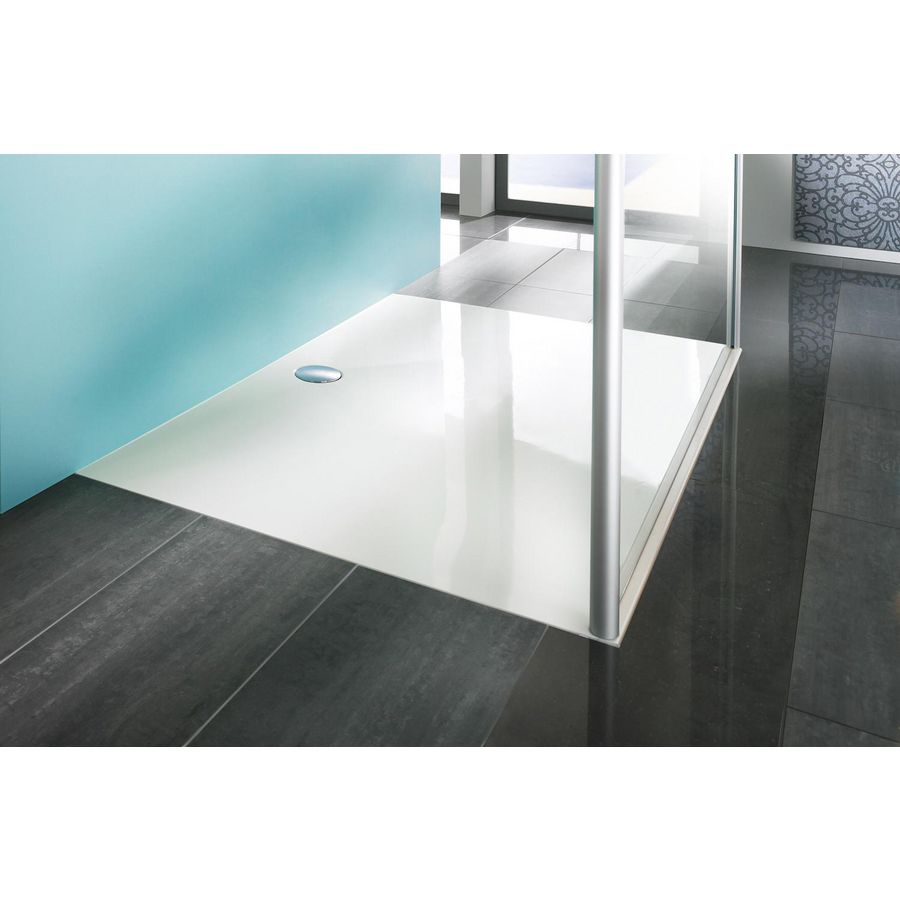 Douchebak MS EasyStep 4-H 1100x900x30mm wit afvoer Ø90mm