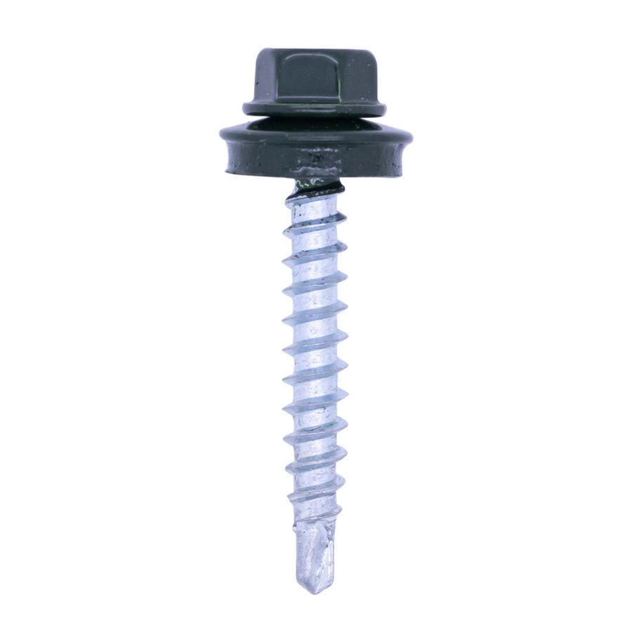 Boor/damwandschroef 4,8x35mm zeskantkop 14mm RAL1702010 VVE=50
