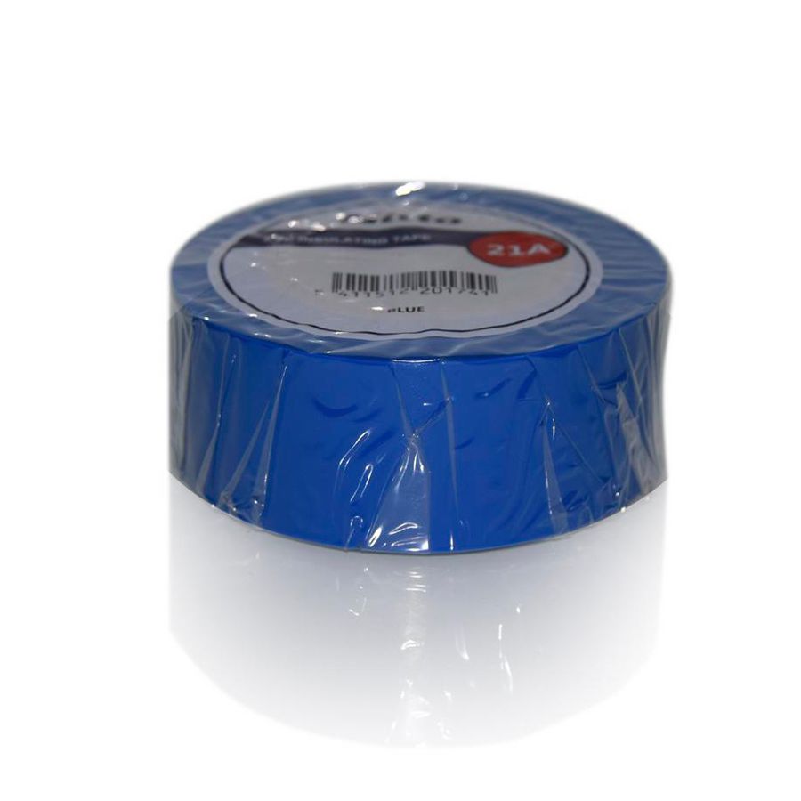 PVC isolatie tape blauw 19mm x 20m VVE=100