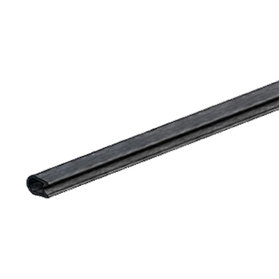 Afschermstrip vinyl L=5m. zwart