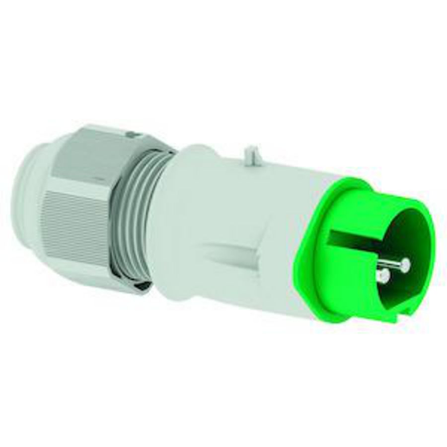 Steker 2h 16A 2P 50V IP44 MG Ni