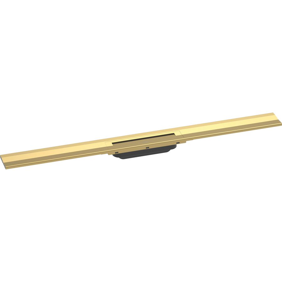 Douchegoot RainDrain Flex rechte 900 Polished Gold Optic