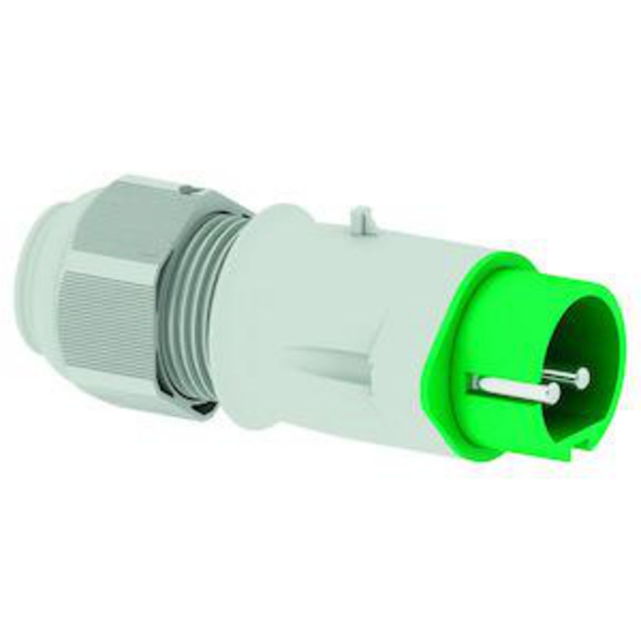 Steker 3h 16A 2P 50V IP44 MG Ni