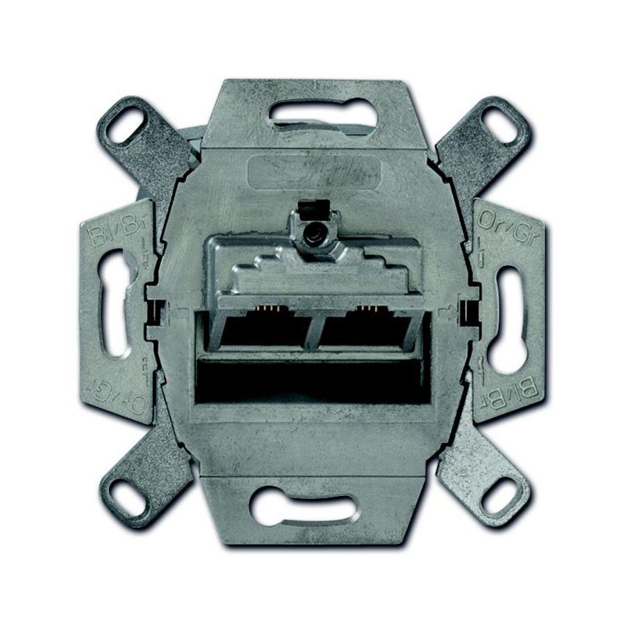 Datacontactdoos 2x RJ45 CAT6A iso