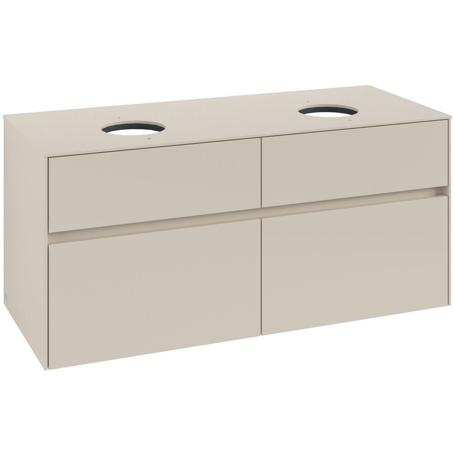 Wastafelonderkast Collaro 1200x548x500mm Cashmere Grey C04400VN