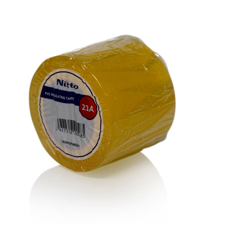 PVC isolatie tape transparant 38mm x10m VVE=160