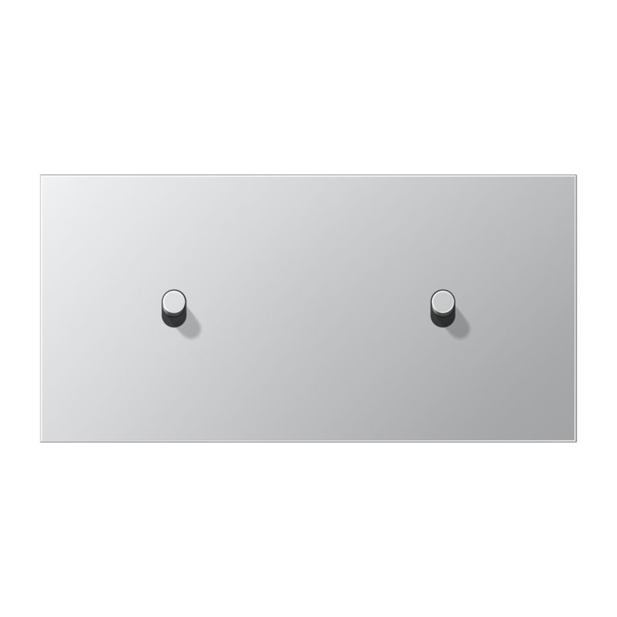 Afdekking LS1912 alu.horizontaal 1+1 hevel cylinder