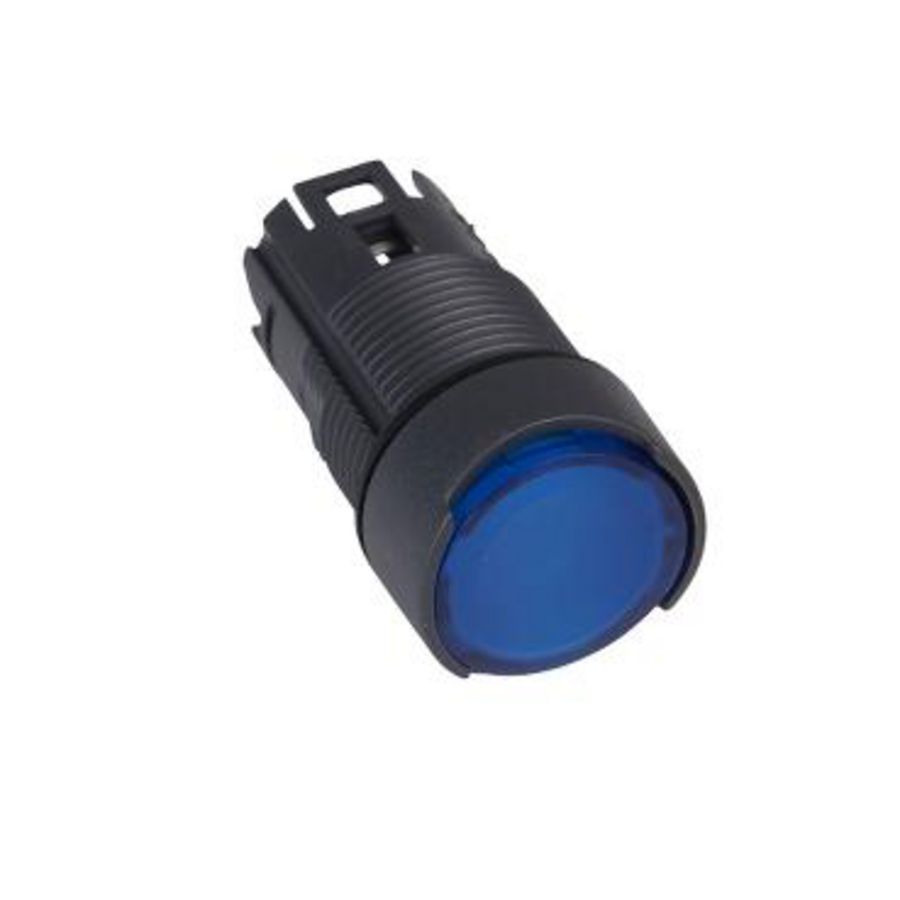 Kop voor verlichte drukknop Ø16mm Blauw