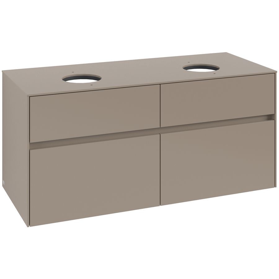 Wastafelonderkast Collaro 1200x548x500mm Taupe C04400VM