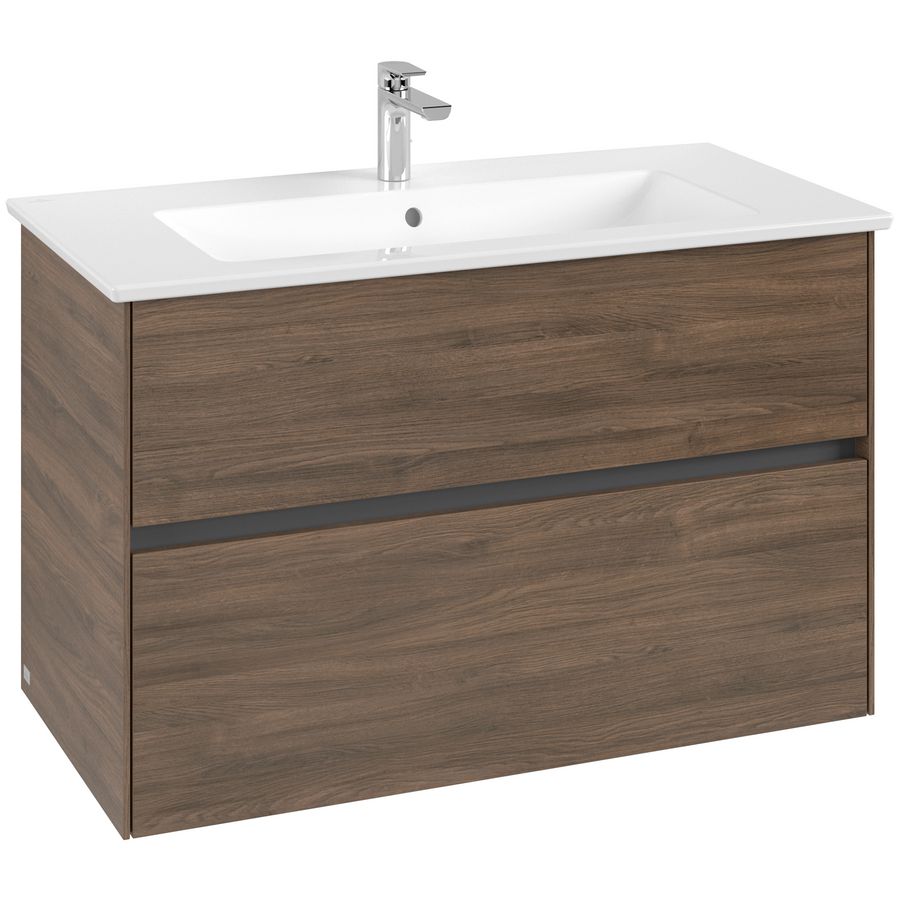 Wastafelonderkast Collaro 961x610x480mm Ariz.Oak C14500VH
