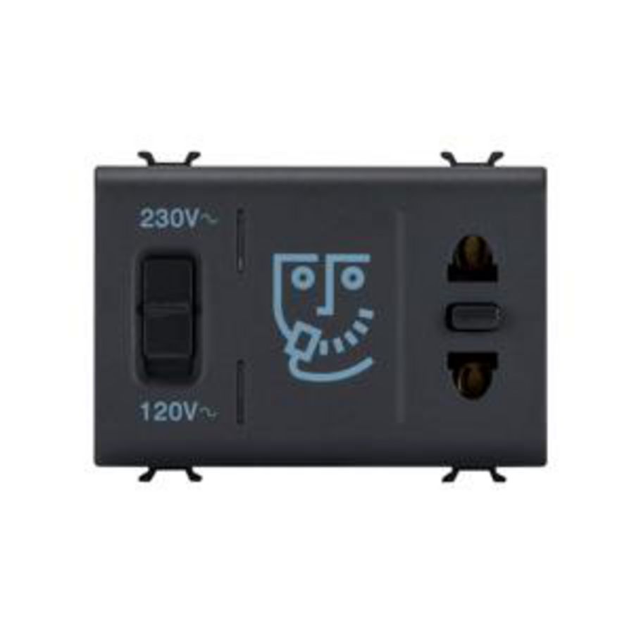 SHAVER SOCKET+INSULATION TRANSF 3M B