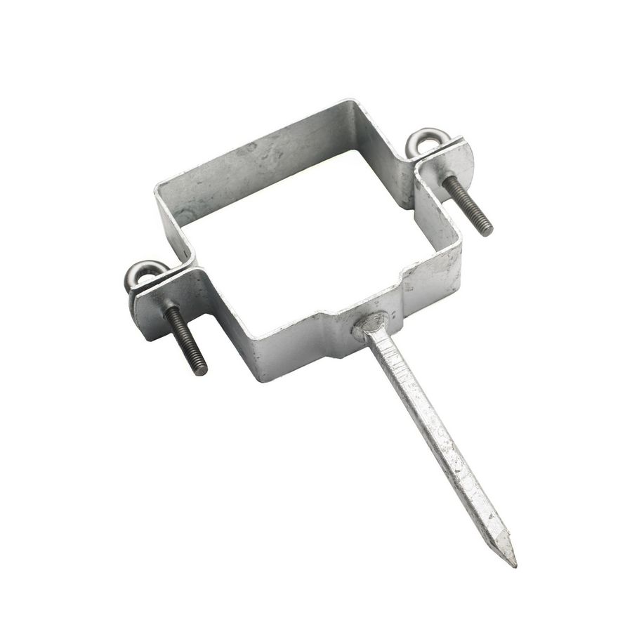 Zinken HWA pijpbeugel vierkant 80x80mm met slagpen VVE=25
