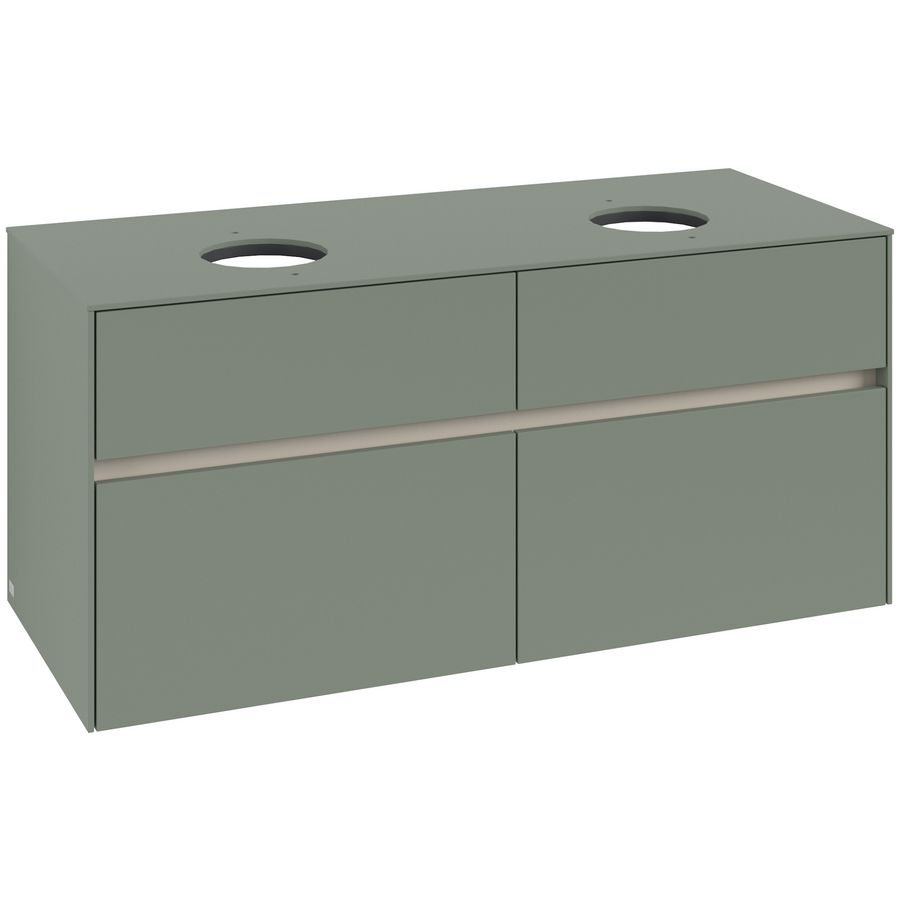 Wastafelonderkast Collaro 1200x548x500mm Soft Green C04400AF