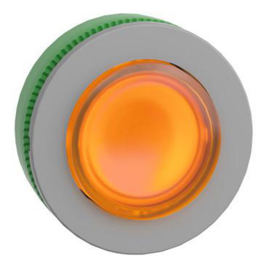 Flush mounted or projecting ill. pb head LED push push