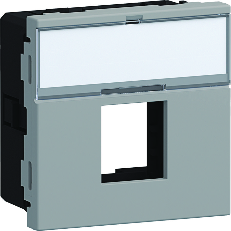 Ecoline45 inbouwset 1x multimedia type 01 45x45, alulook
