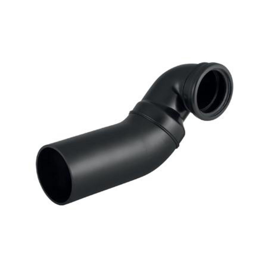PE closetaansluiting bocht rechts 110mm