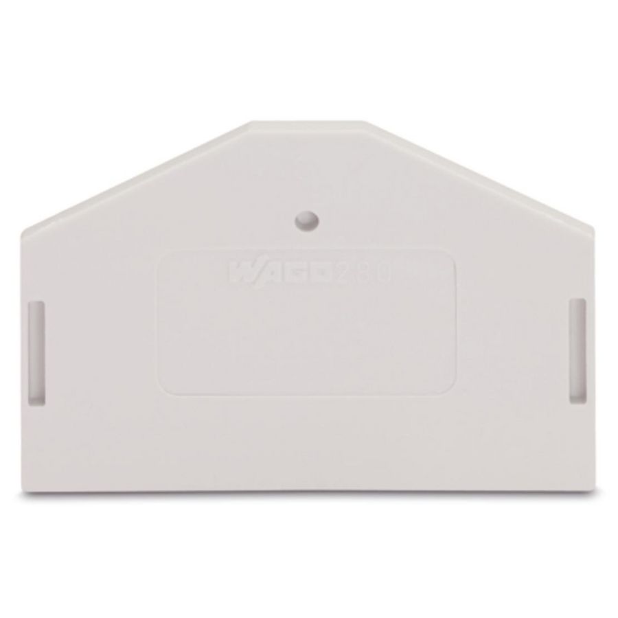 Afsluit-+tussenplaat 2,5mm li.grijs 280-354 VVE=25