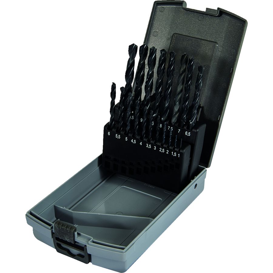 Gereedschapset HSS rolgewalst 1-10mm