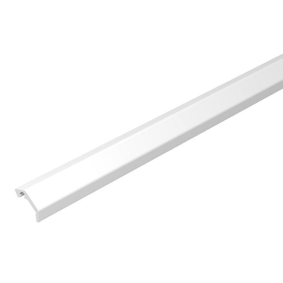 Lengte a 2m. Roosterprofiel 20x22x2000 Aluminium puur wit
