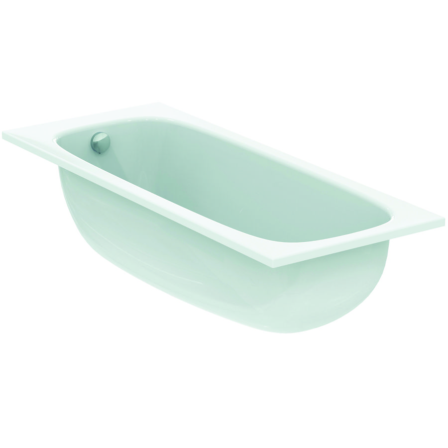 Ligbad I.LIFE rechthoekig 170x70cm wit excl. badpoten