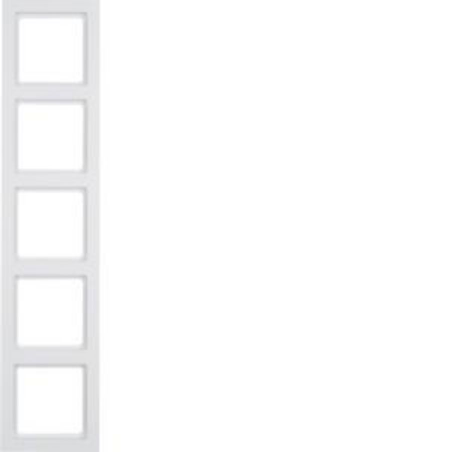 Afdekraam 5-v berker Q.3 polarwit soft-finish