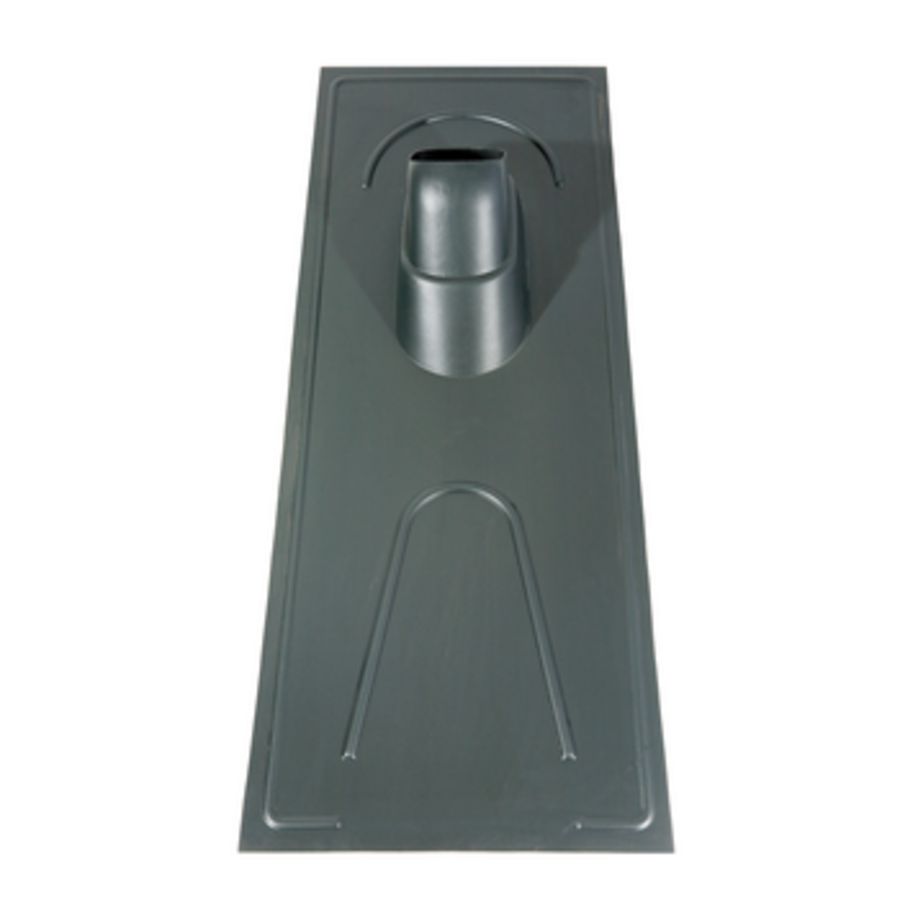 Univ. pan UR 460x1061mm v. rieten dak 25-45° zwart 131