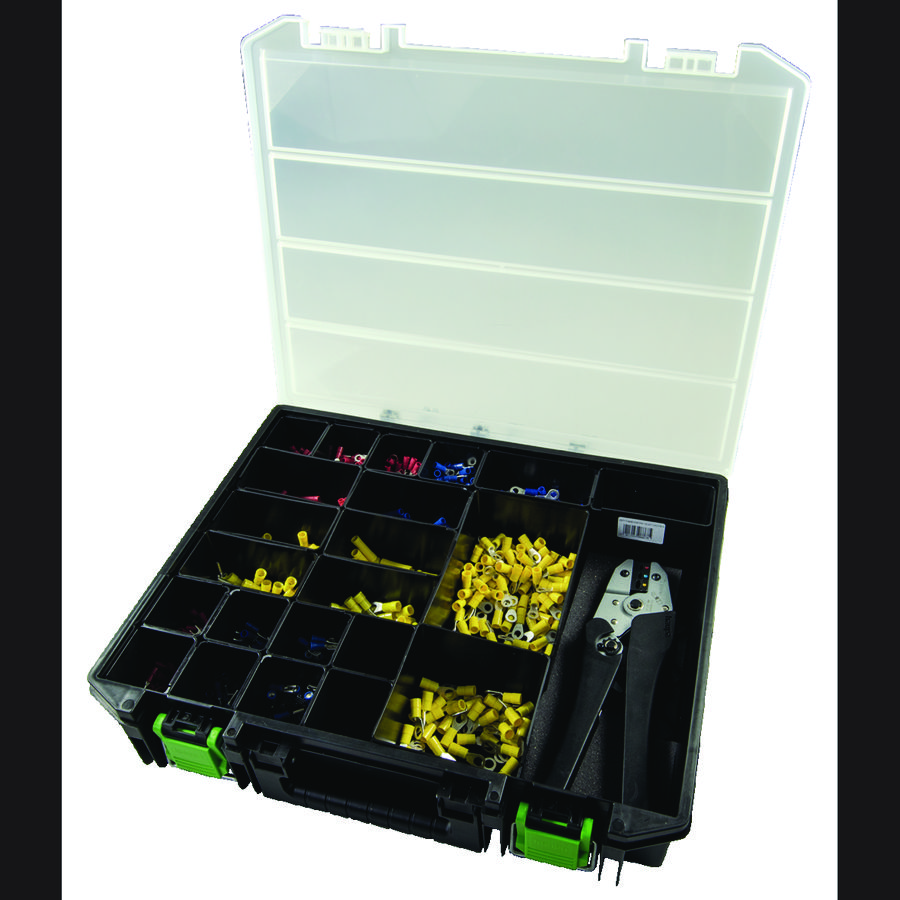 Assortimentdoos kabelschoenen in kist