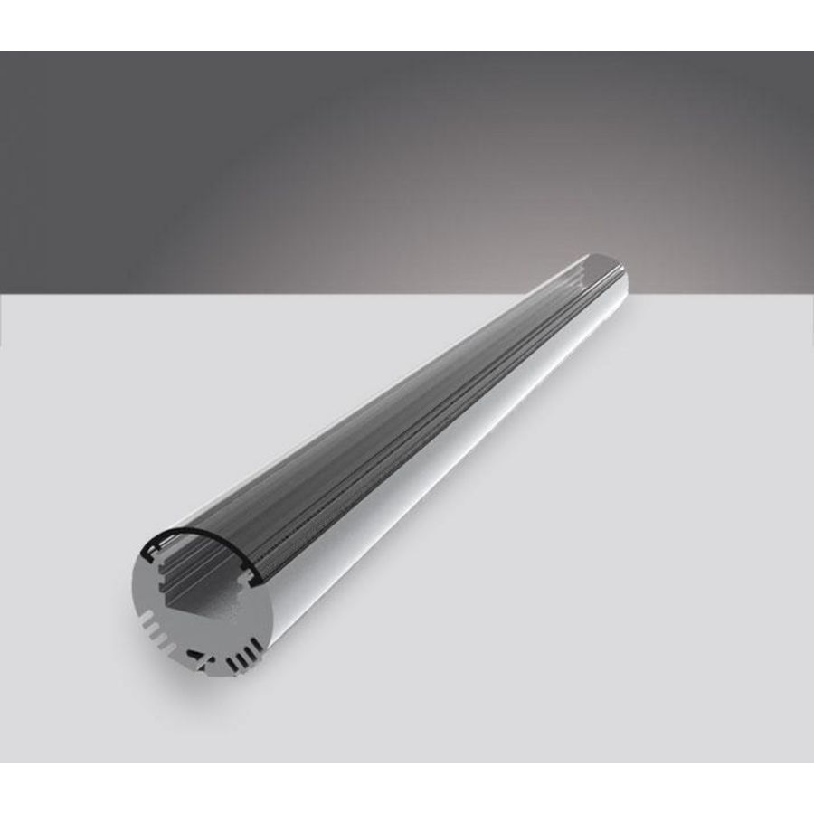 Al profiel rond/1m Transparante lens 46290130