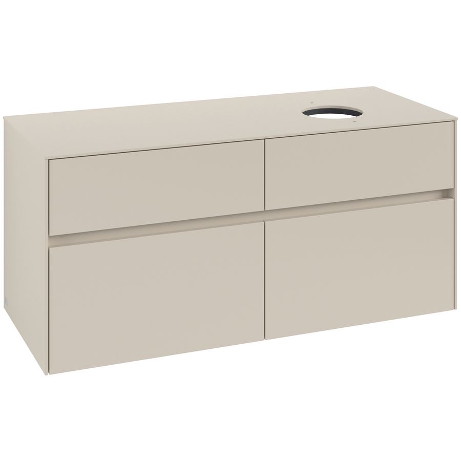 Wastafelonderkast Collaro 1200x548x500mm Cashmere Grey C043B0VN