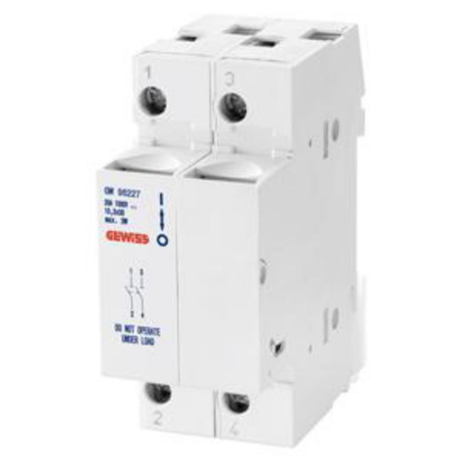 ONTKOPPELBARE ZEKERINGH.-2P 10,3X38 1000 VDC 20 A-1 VVE=6