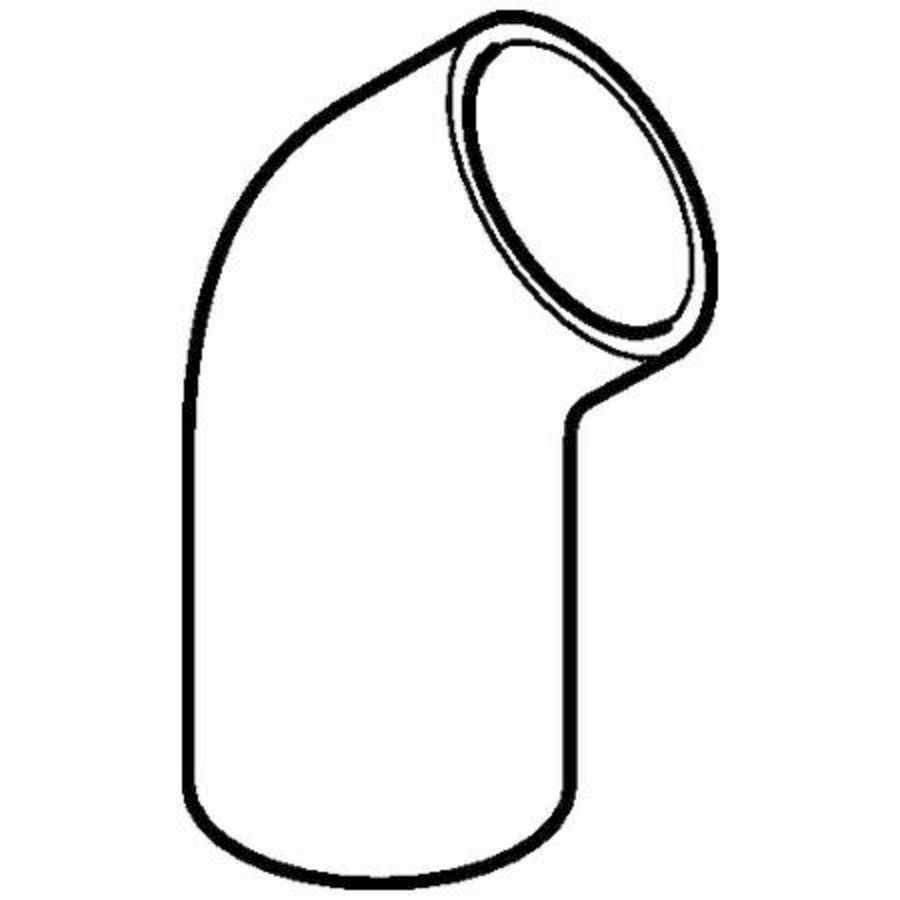 Polyethyleen (PE) bocht 15° gelaste uitvoering 125mm