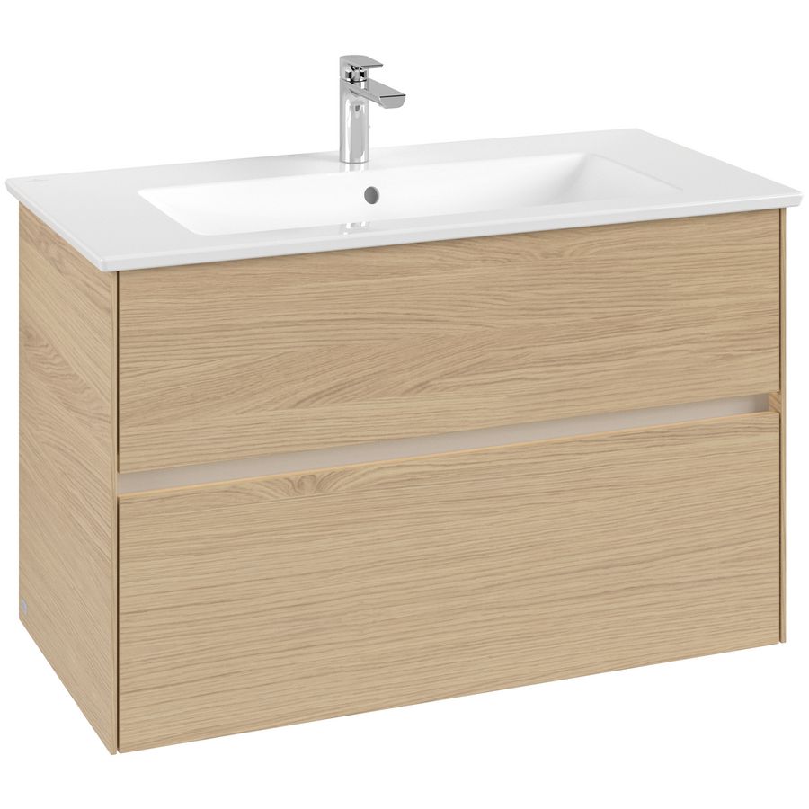 Wastafelonderkast Collaro 961x610x480mm Nord.Oak C145B0VJ
