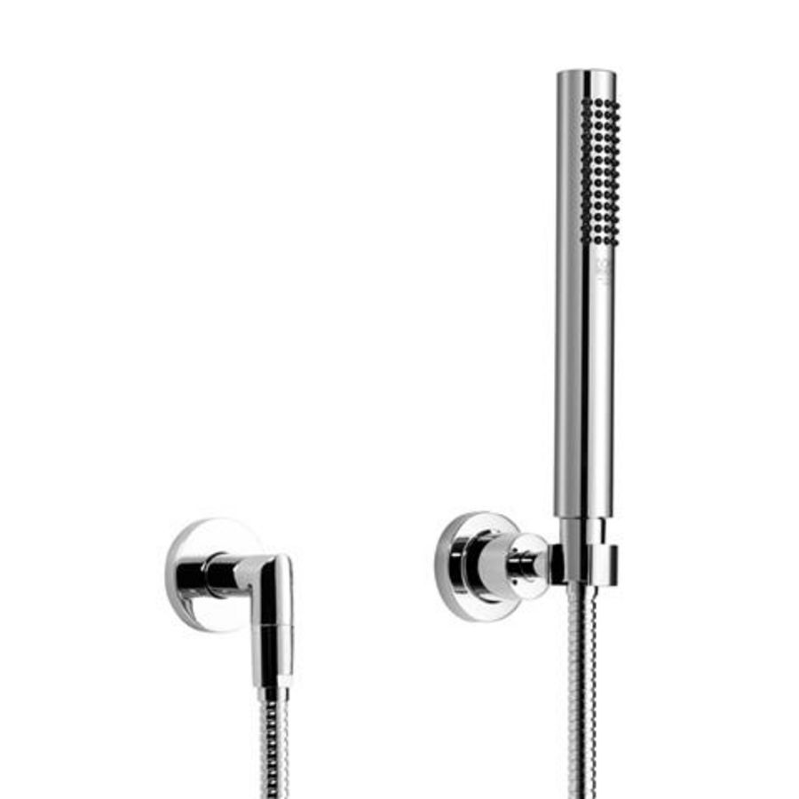 Tara badset chroom 1 straalsoort / slang 1250mm