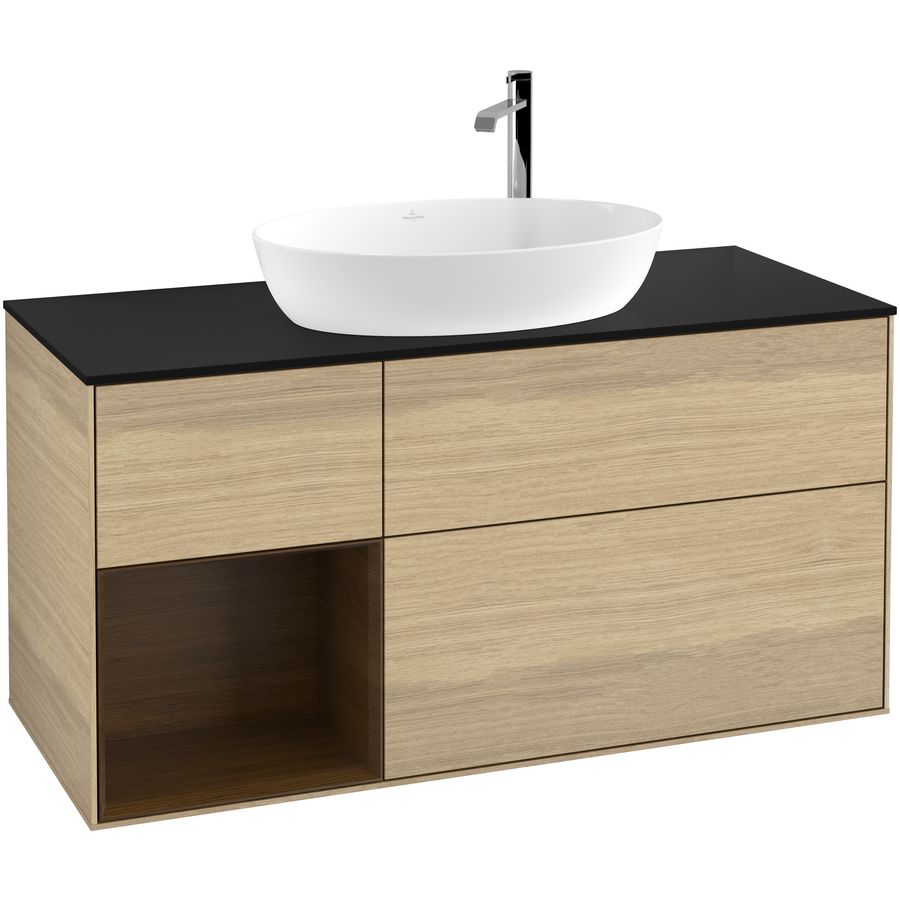 Wastafelonderkast Finion 1200x603x501mm Oak Veneer F942GNPC