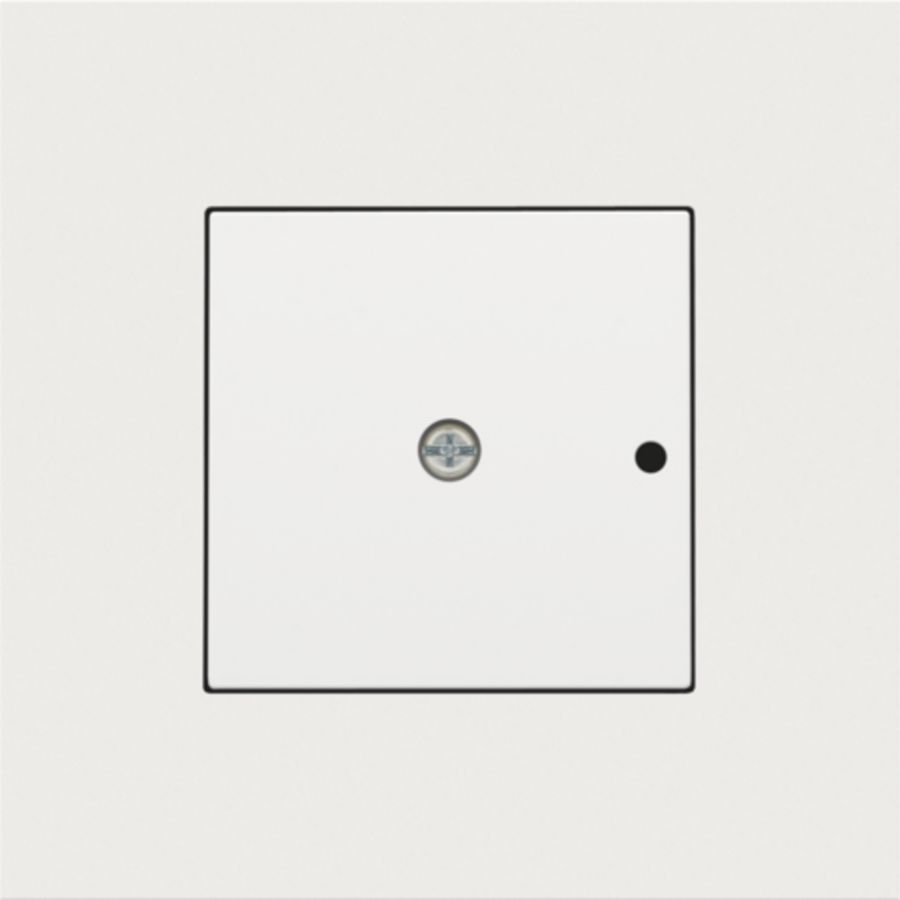 Afwerkingsset 1-kanaals inbouw RF met enkelpolig white c.