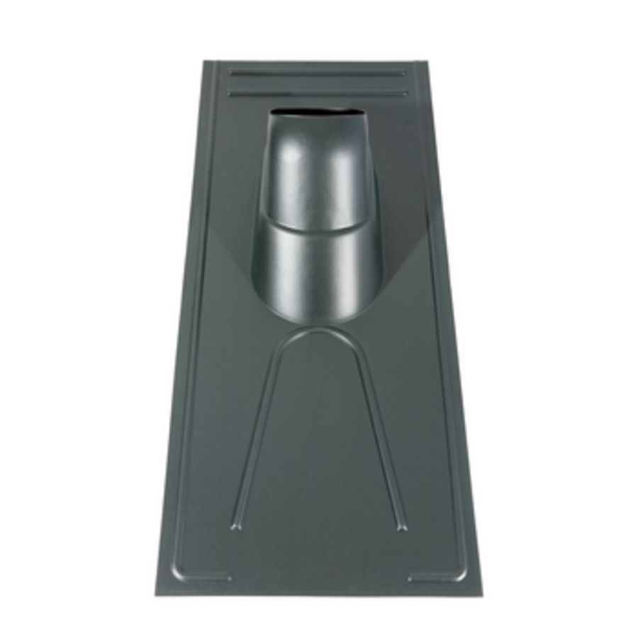 Univ. pan UR 460x1112mm v. rieten dak 25-45° zwart 166