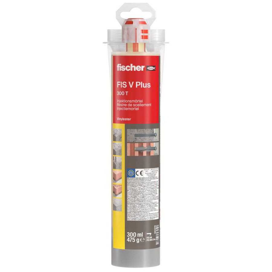 Koker a 300ml. injectiemortel FIS V PLUS 300 T incl. 2 mengtuiten