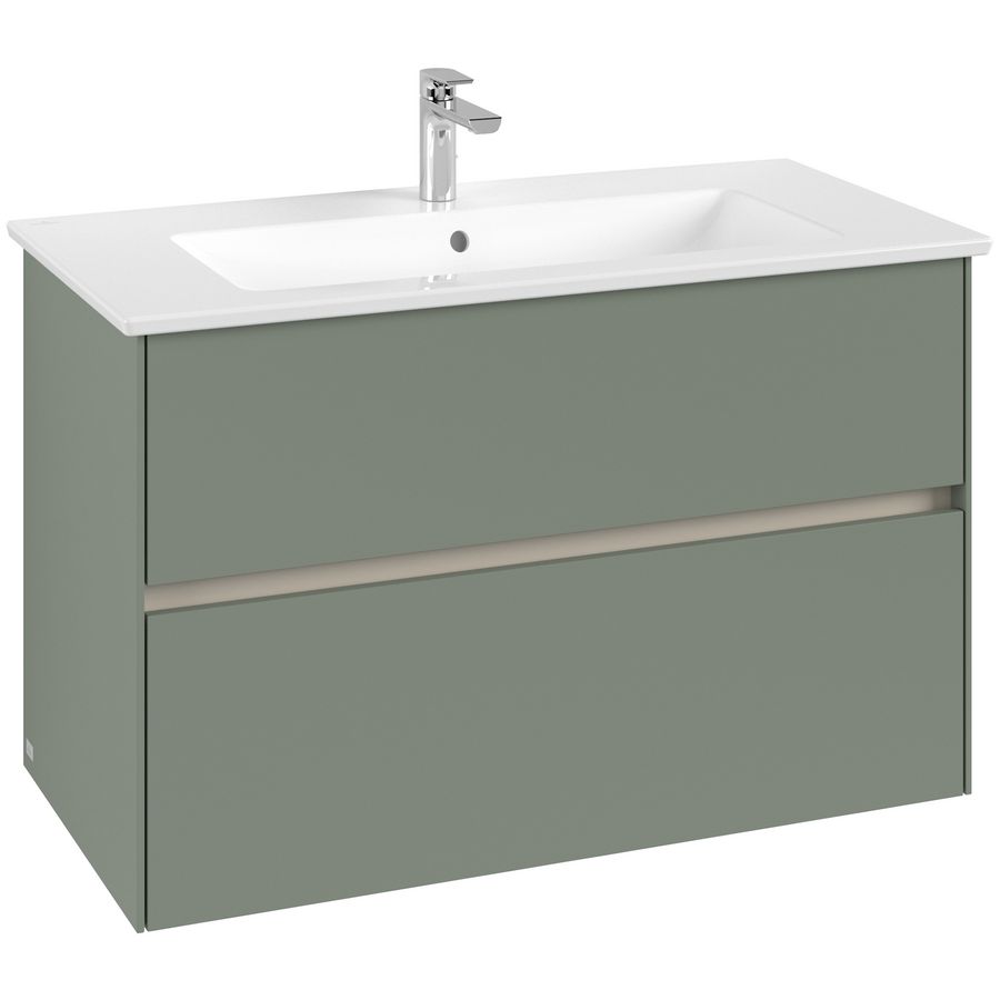Wastafelonderkast Collaro 961x610x480mm Soft Green C14500AF