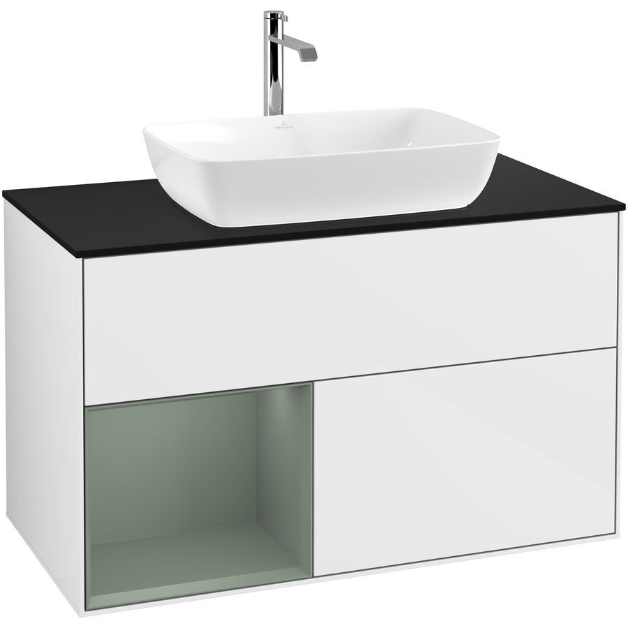Wastafelonderkast Finion 1000x603x501mm G.White.L G772GMGF