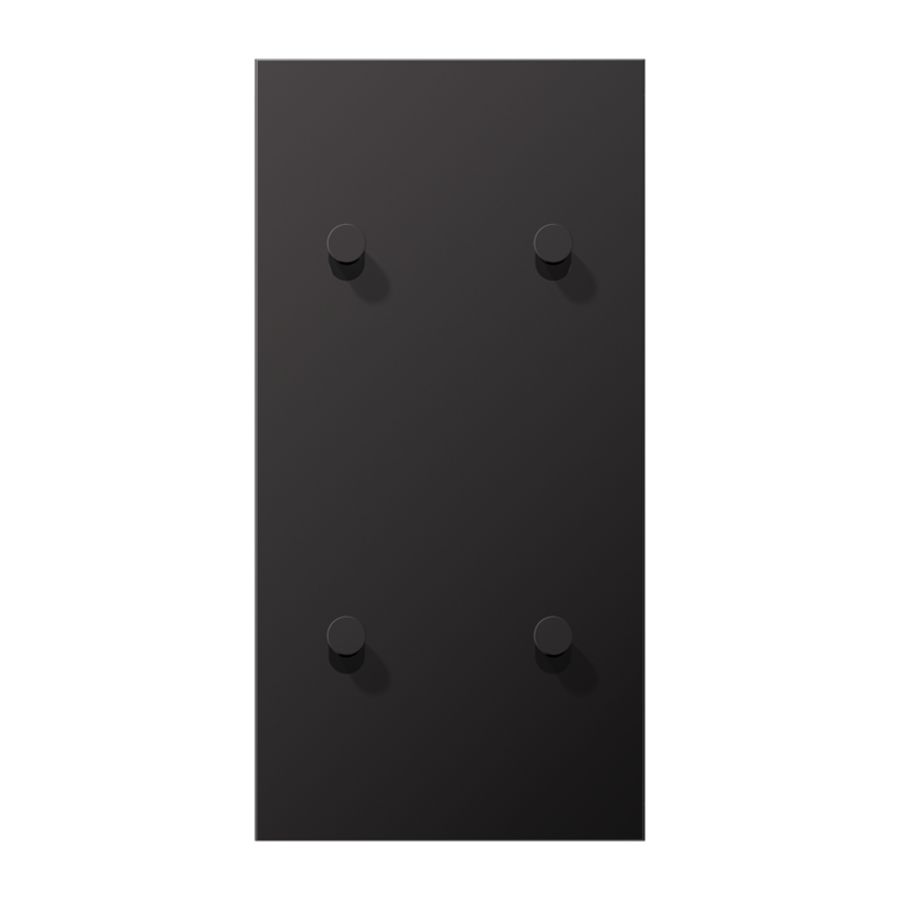Afdekking LS1912 dark verticaal 2+2 hevel kegel