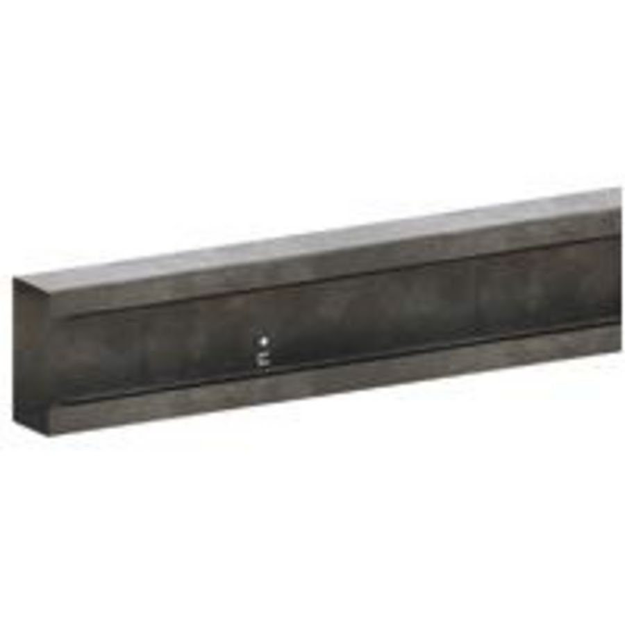 Lengte a 2m. Wandgoot 130x63 zink